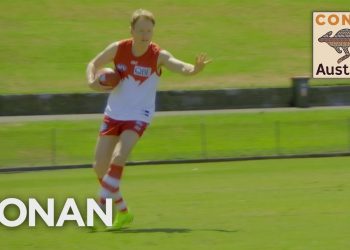 Conan Plays Australian Rules Football With The Sydney Swans – CONAN on TBS