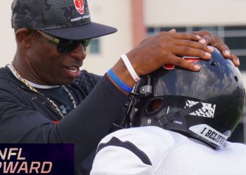 Deion Sanders, MJD, & Nate Burleson Coach Youth Football Teams