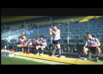 Parker Teenage Playing Aussie Rules Football