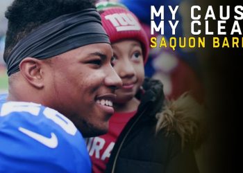 Saquon Barkley Explains Why he Plays & Raises Awareness for 22q