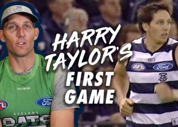 Harry Taylor's Aussie Rules debut