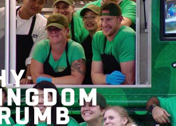 Carson Wentz Serves Food to Fans from His Food Truck