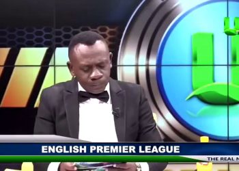 Ghanaian news presenter reading Premier League results goes viral!