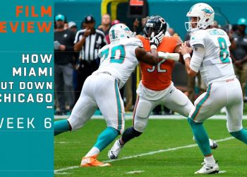 How The Dolphins Shut Down Khalil Mack & the Bears Defense | NFL Film Review