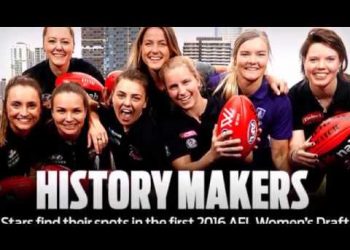 GAVE IT ALL…47 sec.intro for Aussie Rules Football- Women's League.