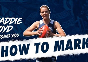 Learn how to take a mark in Aussie Rules