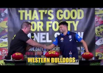 Aussie Rules TGFF panel shows players from Western Bulldogs Football Club in 2019
