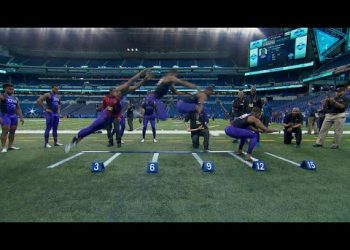 Byron Jones 12'3" Broad Jump Sets World Record | 2015 NFL Combine