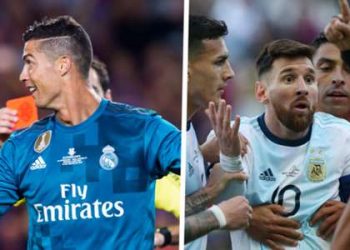 Who has more red cards in their career: Lionel Messi or Cristiano Ronaldo?
