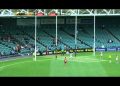Israel Folau kicks first AFL goal