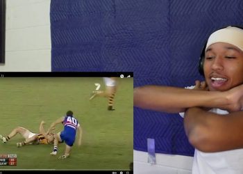 IS HE D3AD??!!!!?? Biggest AFL Hits (Part.1) *REACTION*