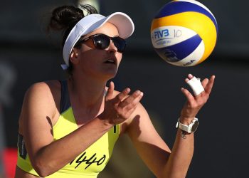 Becchara Palmer is focused on success both on and off the sand