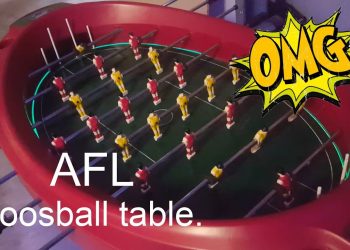 AFL Aussie rules foosball table.