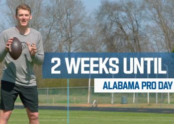 How Quarterbacks Prepare for College Pro Day | Alabama QB Mac Jones