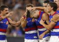 Dogs’ new AFL ruck duo pass first test