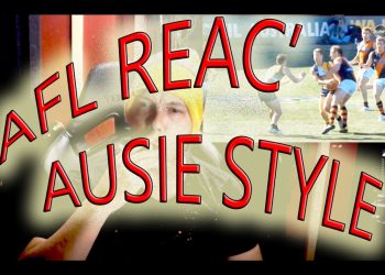 AUSSIE REACTS TO AUSTRALIAN RULES FOOTBALL.  How I woulda Done it.