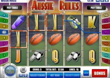 AussieRules Video Slot