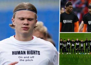 Why are teams protesting Qatar in World Cup 2022 qualifiers?