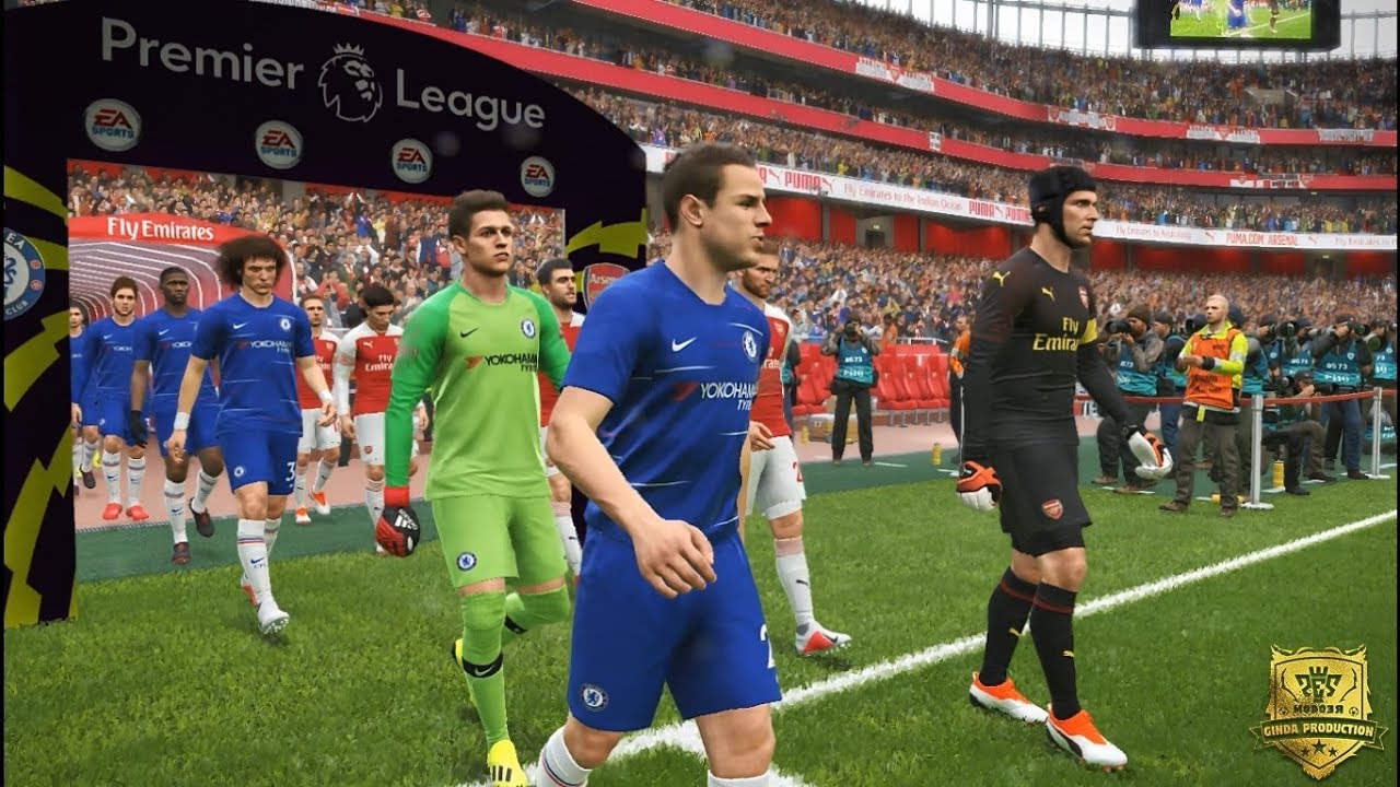 PES 2019 – Premier League Mods (Entrance, Scoreboards, Winner Celebration)