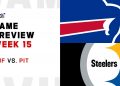 Buffalo Bills vs Pittsburgh Steelers Week 15 NFL Game Preview
