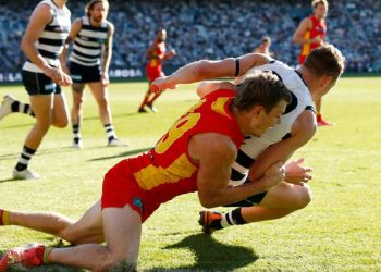 Nick Holman’s tackle puts AFL’s relationship with head knocks on notice