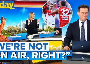 Aussie hosts break sport report for football chant | Today Show Australia