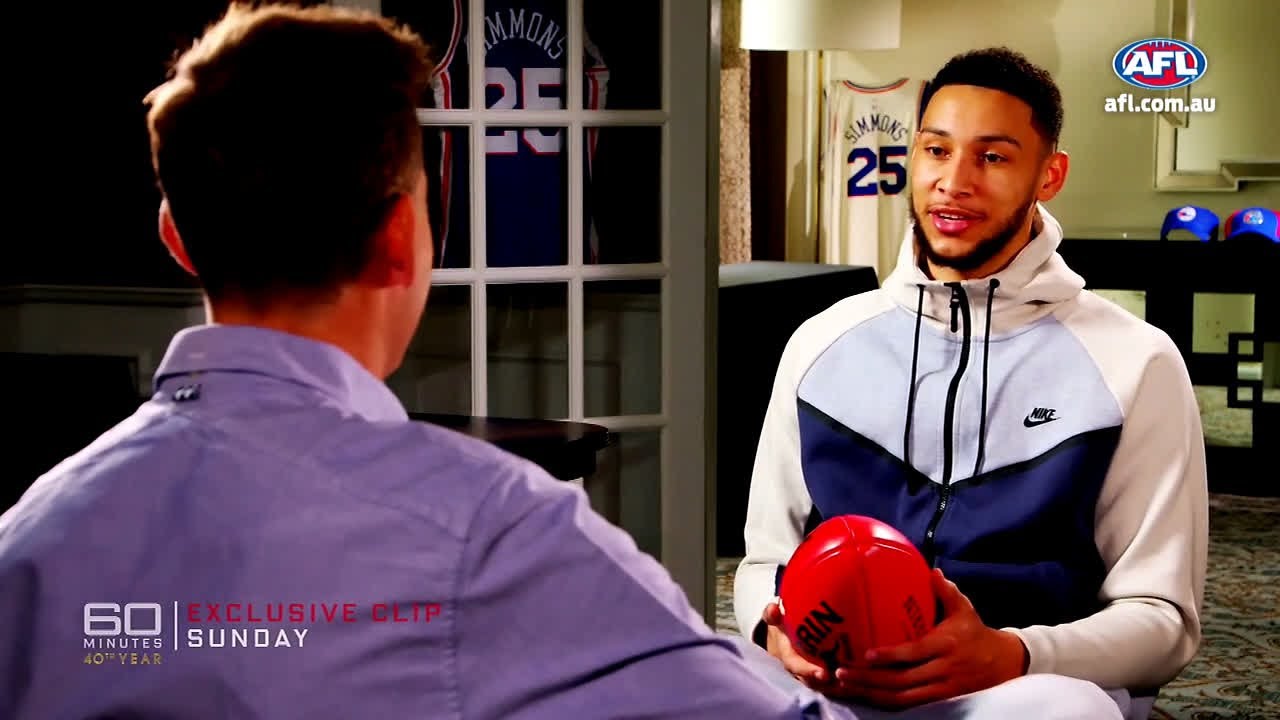 Ben Simmons talks about his love of AFL