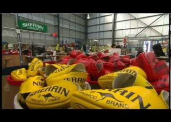 Where do AFL footballs come from?