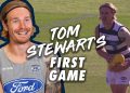 Tom Stewart's Aussie Rules Debut