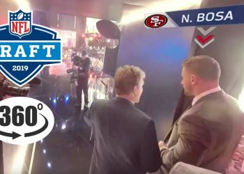 Behind the Scenes of the NFL Draft in 360!