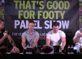Aussie Rules Footy show "That's Good for Footy" presents, Geelong's Ablett, Dangerfield, Selwood