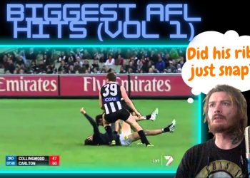 American Guy Reacts To Biggest AFL Hits Part 1