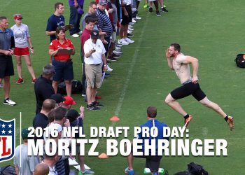German NFL Draft Prospect, Moritz Boehringer, Impresses with 4.41 40-Yard Dash | NFL