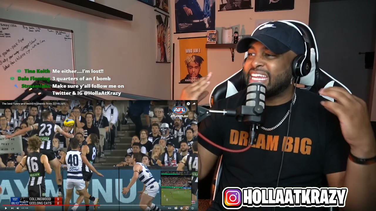 The best funny and weird moments from 2019 | AFL ( Reaction )