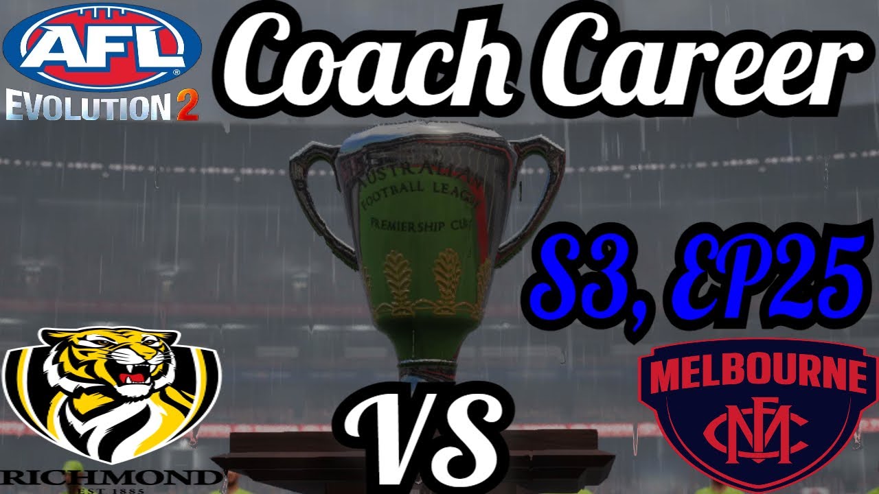 THE GRAND FINAL!!!- AFL Evolution 2 | Richmond Coach Career vs Melbourne | 2022 Grand Final