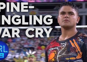 Incredible war cry and haka stirs huge rugby league crowd | NRL on Nine