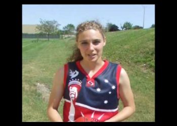 Jenny Sarbacker USA Freedom Aussie Rules Football – Captain
