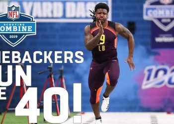 Linebackers Run the 40-Yard Dash | 2019 NFL Scouting Combine Highlights