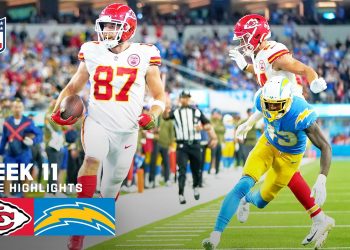 Kansas City Chiefs vs. Los Angeles Chargers | 2022 Week 11 Game Highlights