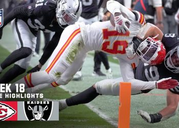 Kansas City Chiefs vs. Las Vegas Raiders | 2022 Week 18 Game Highlights