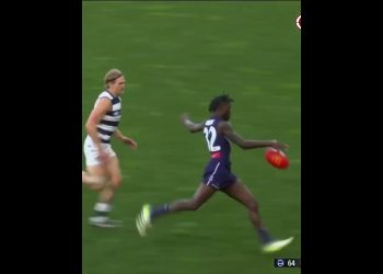 MICHAEL FREDERICK CRAZY GOAL OF THE YEAR CONTENDER – AFL23 R20