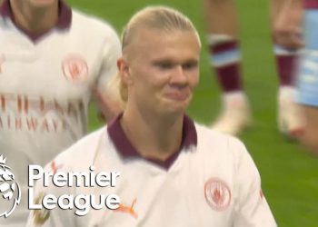 Erling Haaland doubles Manchester City's lead against Burnley | Premier League | NBC Sports