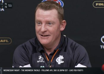 'We're all in disbelief!' | Carlton Blues Press Conference | Semi Final, 15/09/23 | Fox Footy
