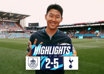 BURNLEY 2-5 TOTTENHAM HOTSPUR // PREMIER LEAGUE HIGHLIGHTS // HEUNG-MIN SON SCORES HAT-TRICK