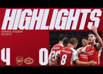 HIGHLIGHTS | Arsenal vs PSV Eindhoven | Champions League | Saka, Trossard, Gabriel Jesus, Odegaard