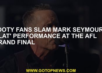 Footy fans hit the 'flat' performance in the Afl Grand Final of Mark Seymour
