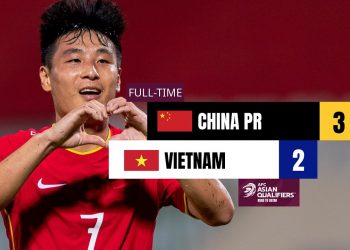#AsianQualifiers – Group B | China PR 3 – 2 Vietnam