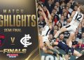 Melbourne v Carlton Highlights | Semi-Final, 2023 | AFL