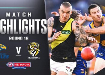 West Coast Eagles v Richmond Highlights | Round 18, 2023 | AFL
