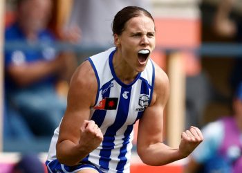 Kangaroos AFLW tyro Jasmine Garner voted best of the best by her peers… One night after being snubbed by the umps at the AFLW Best and Fairest
